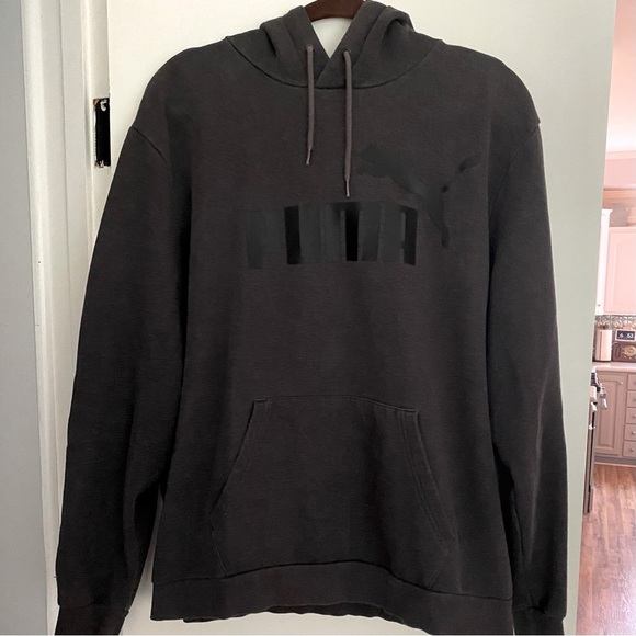 Puma Sweatshirt -Mens Large Pullover Hoodie - Picture 1 of 6